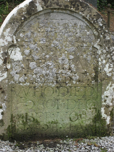 Clements headstone