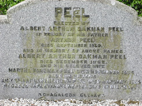 Oakman / Peel grave