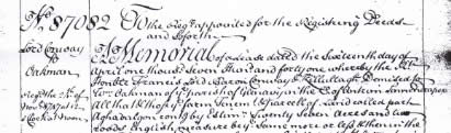 Memorial Deed 87082