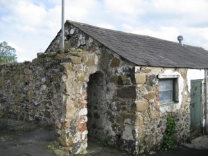 The ruins of the original farm house at Templecormac